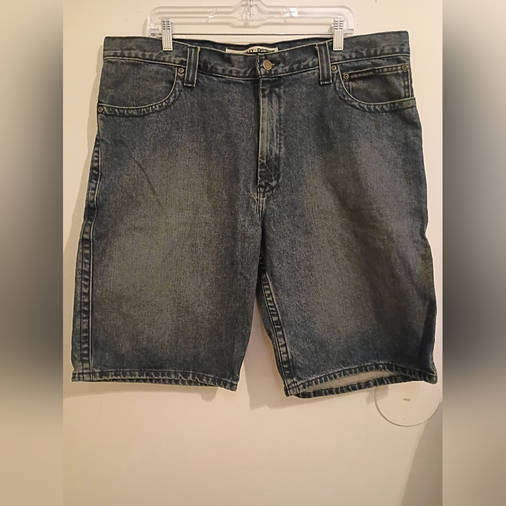 Harley Davidson‎ Men's Denim Shorts Sz 40